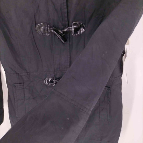 ノーティカ NAUTICA チェック柄 ライナー付き シェル ミックスファブリック ジップアップ ダッフルコート レディース import:XS
