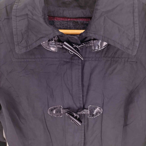 ノーティカ NAUTICA チェック柄 ライナー付き シェル ミックスファブリック ジップアップ ダッフルコート レディース import:XS