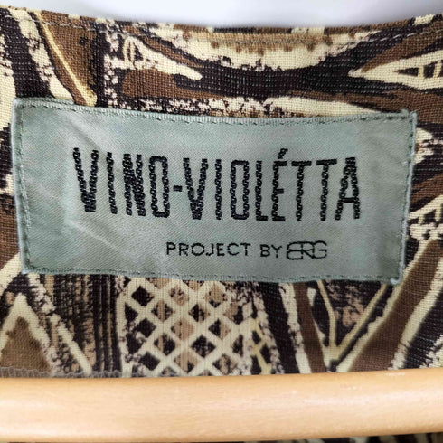 vino-violetta 総柄ワンピース レディース
