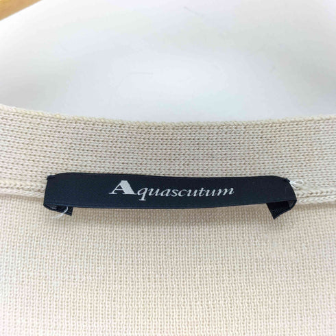 アクアスキュータム AQUASCUTUM ウールカーディガン レディース