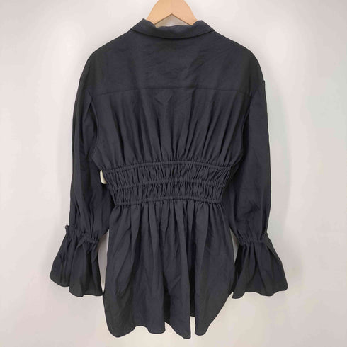ステュディオス STUDIOUS 23AW Gathered Waist Shirt ギャザーウエストシャツ レディース FREE