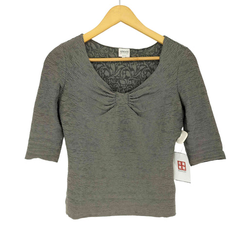 アルマーニコレツィオーニ ARMANI COLLEZIONI リボン デザインカットソー レディース 40