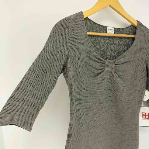 アルマーニコレツィオーニ ARMANI COLLEZIONI リボン デザインカットソー レディース 40
