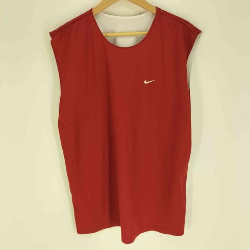 ナイキ NIKE 00S グレータグ スウッシュ ロゴ 刺繍 リバーシブル ノースリーブ トップス ビブス メンズ import:XXL
