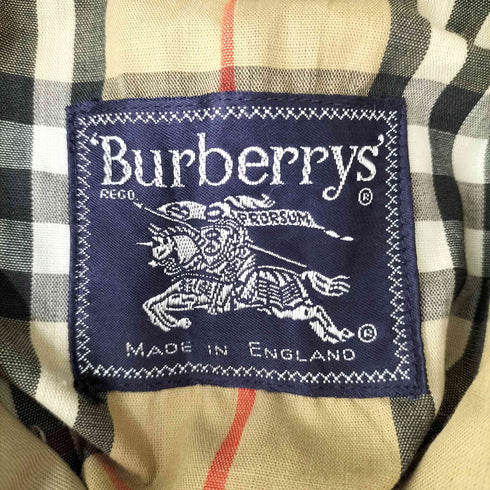 バーバリーズ BURBERRYS MADE IN ENGLAND 裏地ノヴァチェックステンカラーコート メンズ