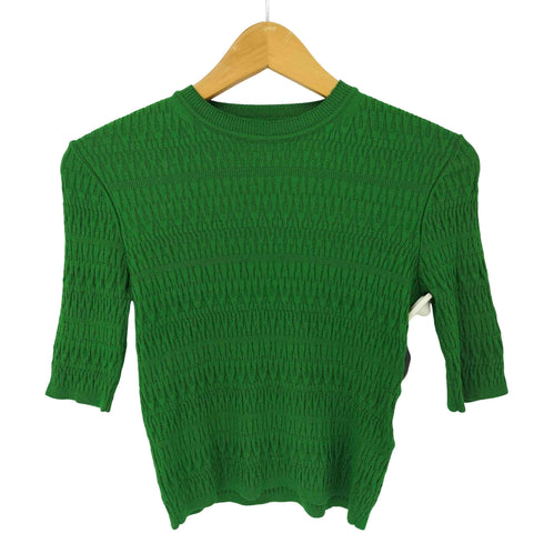 マメクロゴウチ Mame Kurogouchi 22SS Geometric Ribbed Knitted Top レディース JPN:2