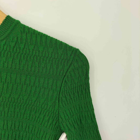 マメクロゴウチ Mame Kurogouchi 22SS Geometric Ribbed Knitted Top レディース JPN:2