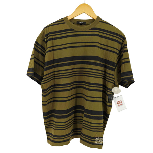 ステューシー Stussy USA製 黒タグ OLD BORDER PATTERNE T-SHIRTS メンズ