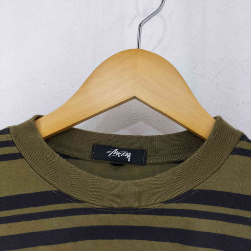 ステューシー Stussy USA製 黒タグ OLD BORDER PATTERNE T-SHIRTS メンズ
