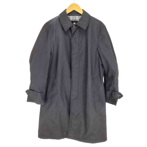 バーバリーブラックレーベル BURBERRY BLACK LABEL 裏地ノヴァチェックステンカラーコート メンズ