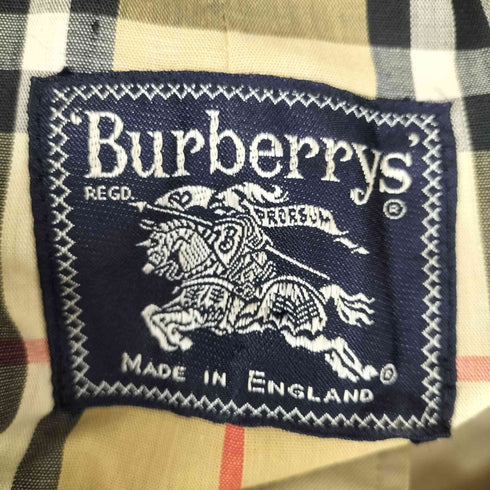 バーバリーズ BURBERRYS MADE IN ENGLAND 裏地ノヴァチェックステンカラーコート メンズ