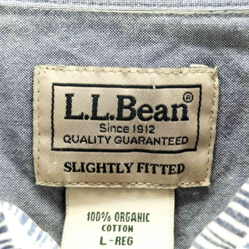 エルエルビーン L.L.Bean インド製 総柄S/Sシャツ メンズ import:L