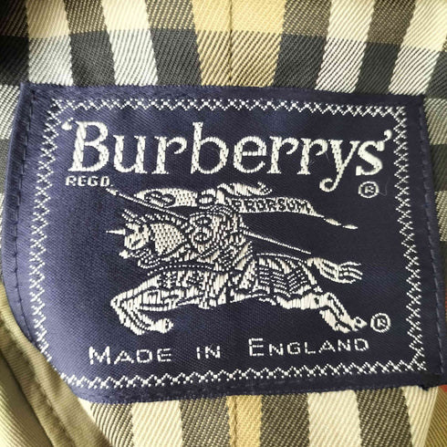 バーバリーズ BURBERRYS MADE IN ENGLAND 裏地ノヴァチェックトレンチコート メンズ
