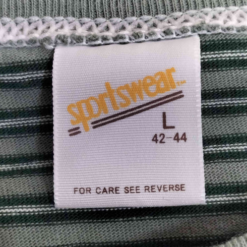 スポーツウエア Sportswear ボーダー ロングスリーブTシャツ メンズ import:L