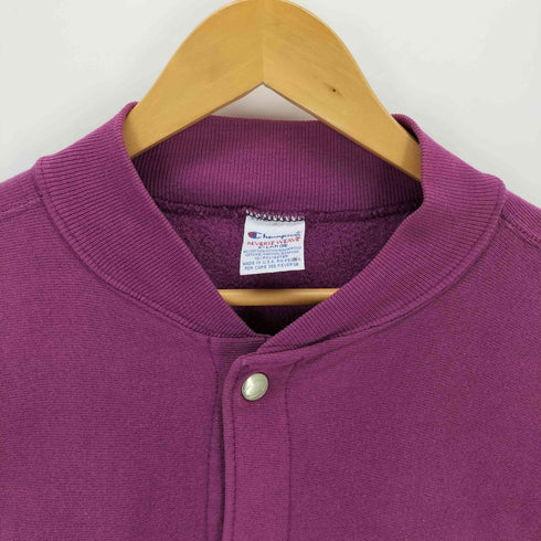 チャンピオン Champion 90S USA製 刺繍タグ REVERSE WEAVE スナップカーディガン メンズ import:XL