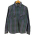 ファイブブラザー FIVE BROTHER 70-80S USA製 三角タグ ブラックウォッチ チェックフランネルシャツ メンズ import:L