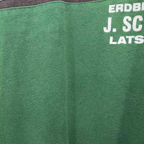 アディダス adidas 90s~00s パフォーマンスロゴ スリーラインデザイン切替S/S Tシャツ メンズ XL