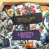 リバティ LIBERTY {{SOUP}}フロントリボン 五分丈 花柄 ワンピース レディース US:8