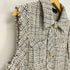 ザラ ZARA 金釦 ツイード ジレ ベスト レディース import:S