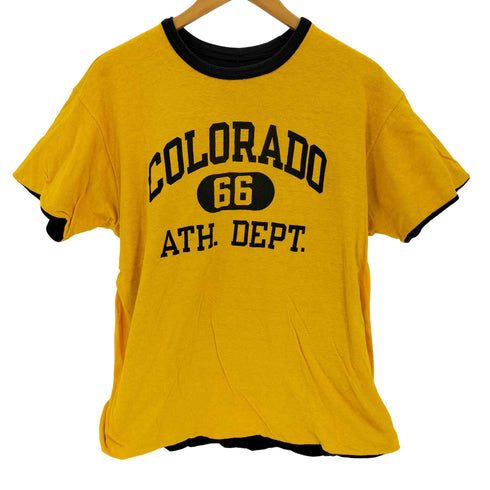 チャンピオン Champion USA製 トリコタグ COLORADO カレッジロゴダブルフェイスTシャツ メンズ import:XL