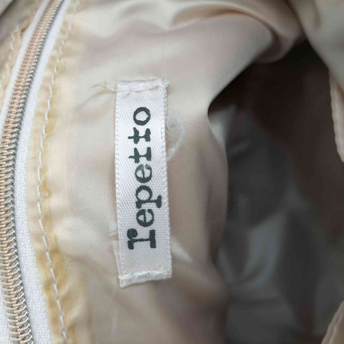 レペット repetto ピンクゴールド ロゴプリント トート ハンドバック レディース