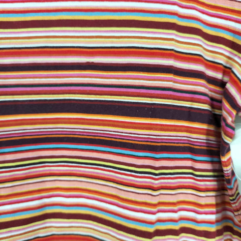 タオコムデギャルソン tao COMME des GARCONS カットデザイン スタッズ ボーダー Tシャツ レディース
