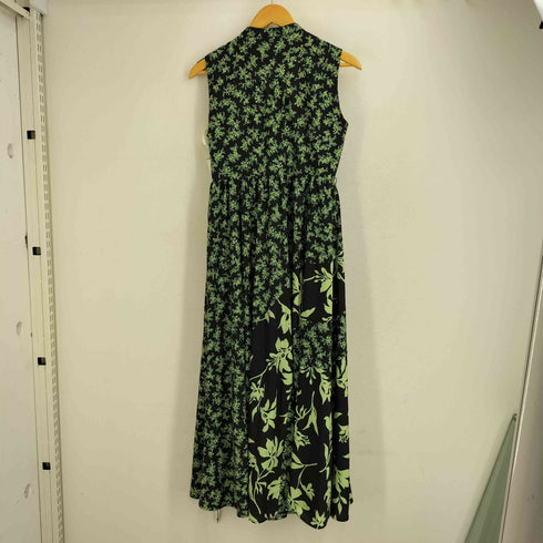リリーブラウン Lily Brown 23ss ポリ 花柄 プリントノースリーブ フローラル ワンピース レディース ONE SIZE