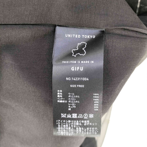 ユナイテッドトウキョウ UNITED TOKYO プリューム刺繍ワンピース レディース FREE