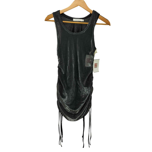 マウジー moussy 23SS GLITTER SHEER ロングタンク レディース FREE
