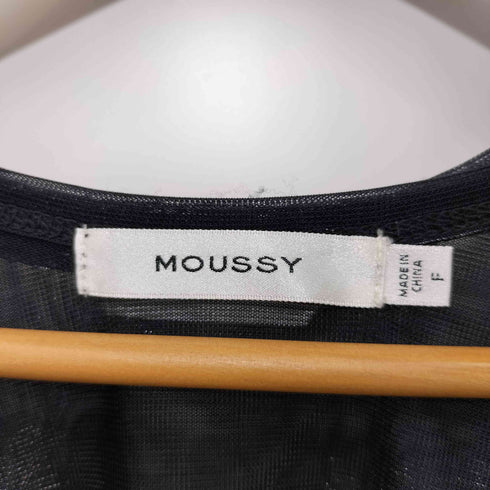 マウジー moussy 23SS GLITTER SHEER ロングタンク レディース FREE
