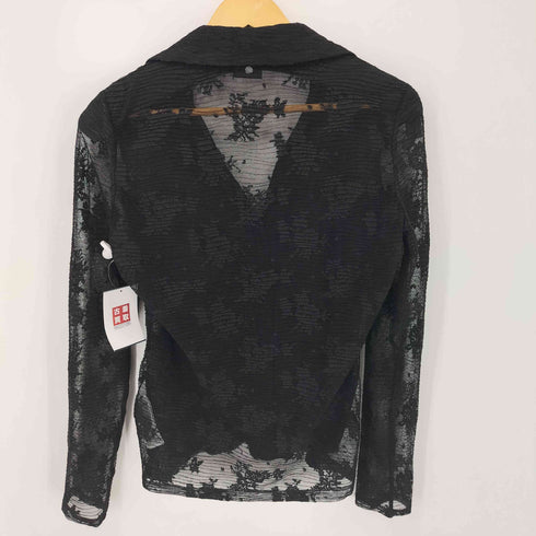 デシグアル Desigual 24SS 花柄 チュール ギャザーシャツ レディース import:XL