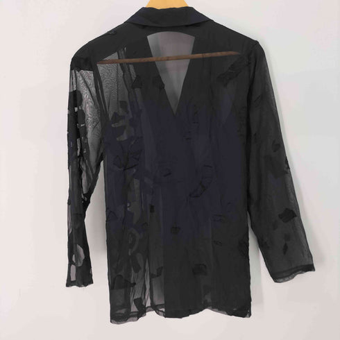 L/S フロントデザインシャツ レディース