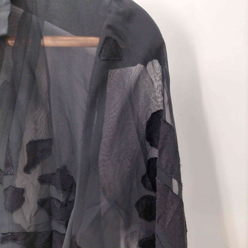 L/S フロントデザインシャツ レディース