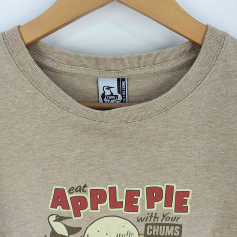 チャムス CHUMS アップルパイ プリント Tシャツ メンズ import:M