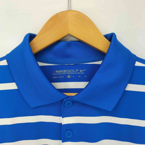 ナイキゴルフ NIKE GOLF DRI-FIT ボーダーポロシャツ メンズ import:XL