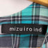 ミズイロインド mizuiro ind マドラスチェックフレアノースリーブワンピース レディース