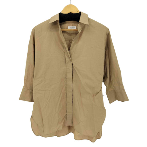 ビューティーアンドユースユナイテッドアローズ BEAUTY & YOUTH UNITED ARROWS BY コットンタイプライタースキッパー7分袖シャツ レディース