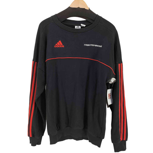 アディダス adidas 17AW ロゴ刺繍クルーネックスウェット メンズ import:M
