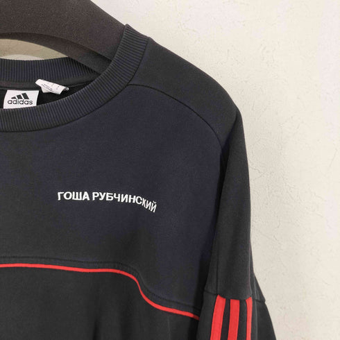 アディダス adidas 17AW ロゴ刺繍クルーネックスウェット メンズ import:M