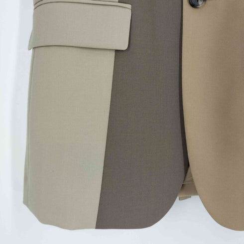 マルニ MARNI カラーブロック トロピカルウール ベスト レディース EUR:42