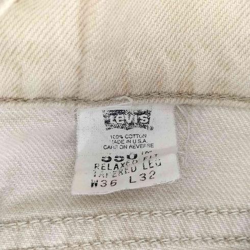 リーバイス Levis 90s USA製 550 ジッパーフライデニムパンツ メンズ W36 L32