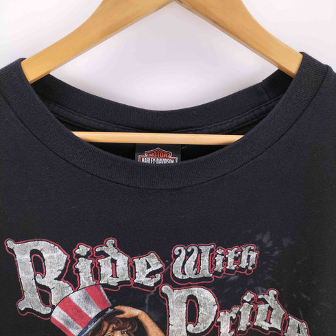ハーレーダビッドソン HARLEY-DAVIDSON プリントクルーネックTシャツ メンズ 3XL