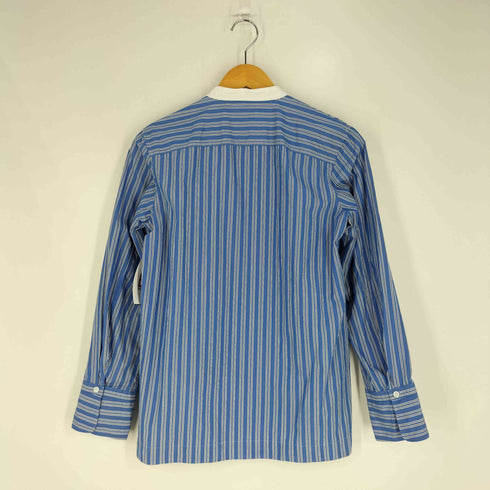 ユニクロプラスジェイ UNIQLO+J スーピマコットンスタンドカラーストライプシャツ レディース JPN:M