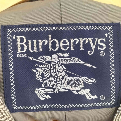 バーバリーズ BURBERRYS ヘリンボーン柄 ステンカラーコート メンズ