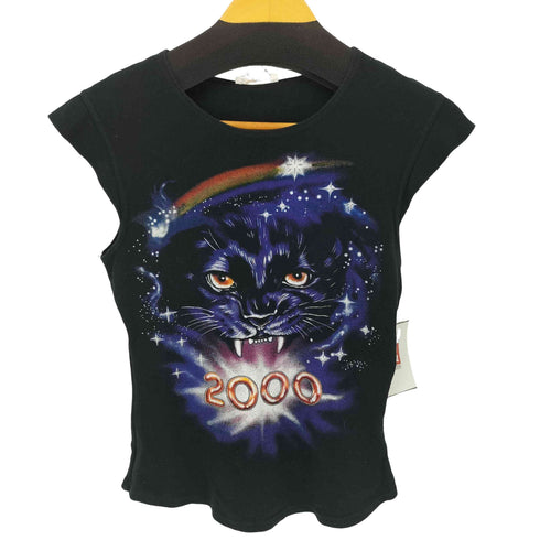 クロエ Chloe フランス製 アニマルプリントクルーネックTシャツ レディース import:L