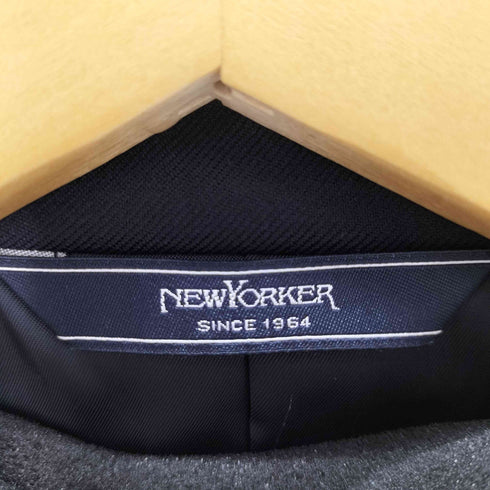 ニューヨーカー NEWYORKER 2Bウールテーラードジャケット メンズ AB6