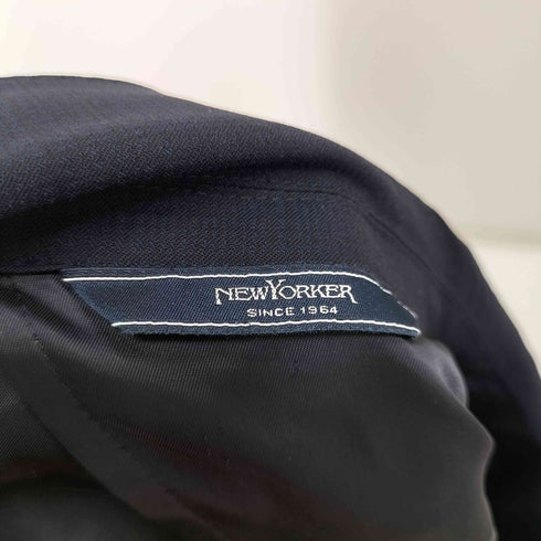 ニューヨーカー NEWYORKER 2Bチェックテーラードジャケットウールセットアップ メンズ ジャケット FL パンツ 85