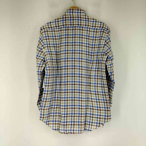 フェアファクス FAIRFAX リネン チェックシャツ メンズ JPN:M