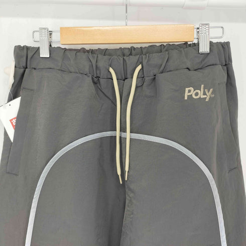 PoLy リフレクティブパイピング コクーンパンツ メンズ FREE