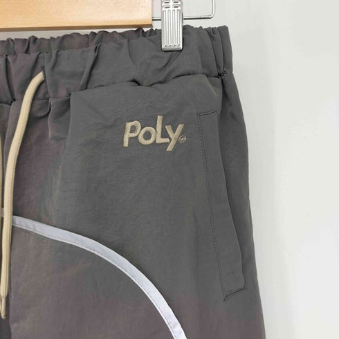 PoLy リフレクティブパイピング コクーンパンツ メンズ FREE